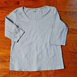 Eileen Fisher Gray Half Sleeve Top